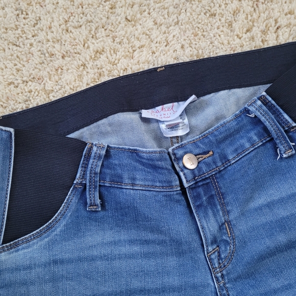 Isabel Maternity By Ingred & Isabel Pregnancy Blue Jeans 8/29R - Picture 3 of 10